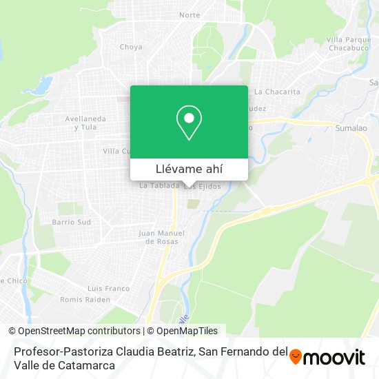 Mapa de Profesor-Pastoriza Claudia Beatriz