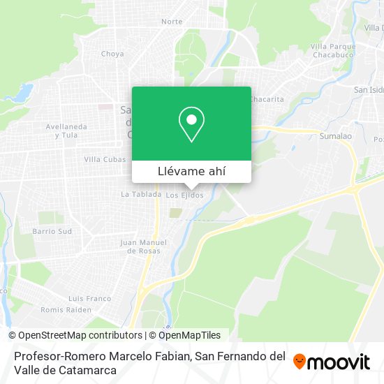 Mapa de Profesor-Romero Marcelo Fabian