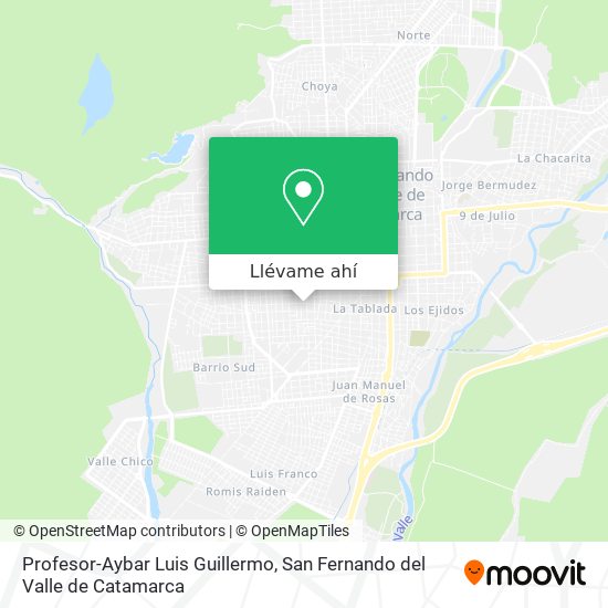 Mapa de Profesor-Aybar Luis Guillermo