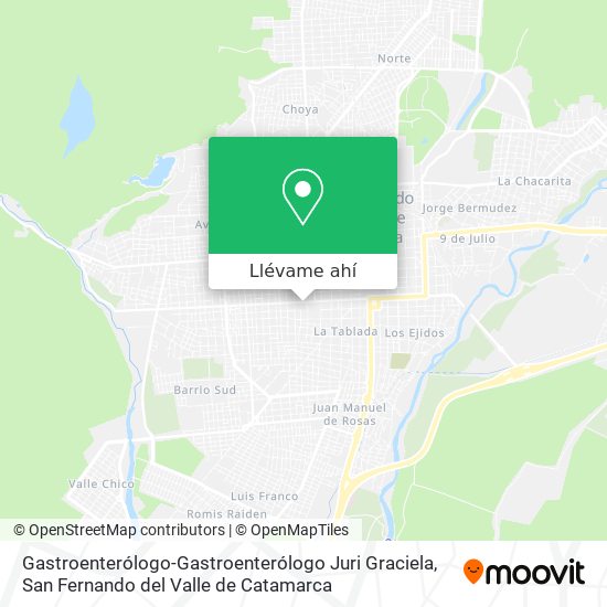 Mapa de Gastroenterólogo-Gastroenterólogo Juri Graciela