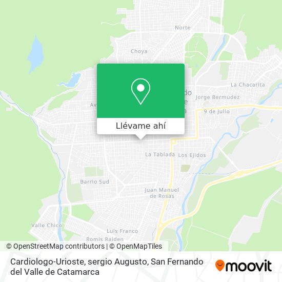 Mapa de Cardiologo-Urioste, sergio Augusto