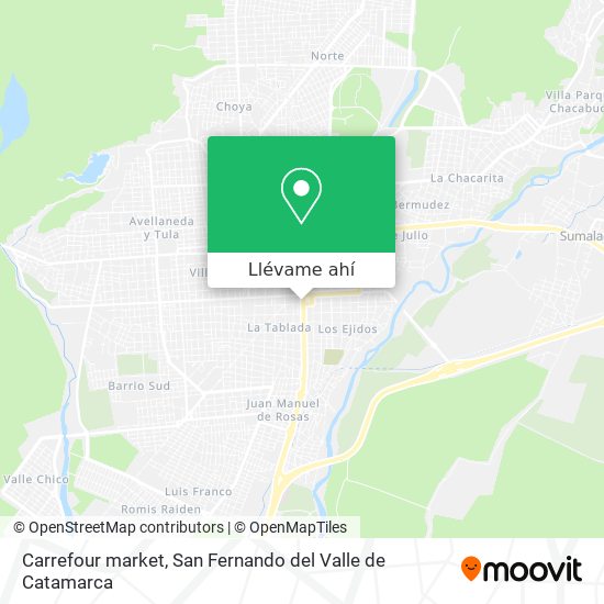 Mapa de Carrefour market