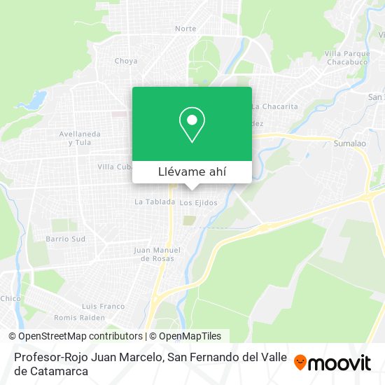Mapa de Profesor-Rojo Juan Marcelo