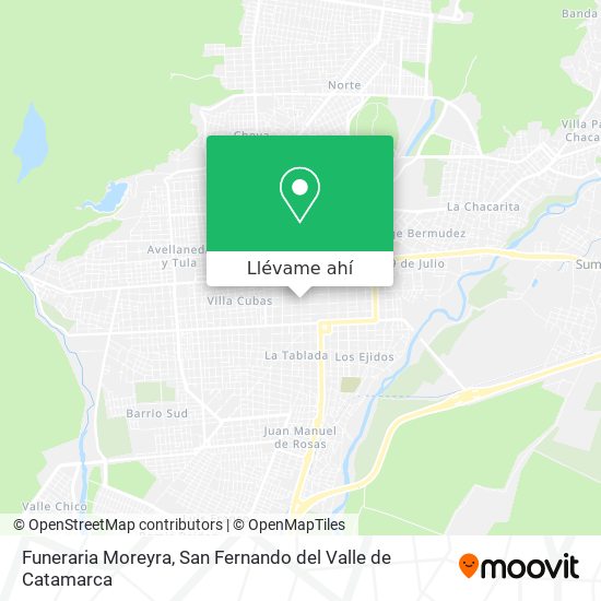 Mapa de Funeraria Moreyra