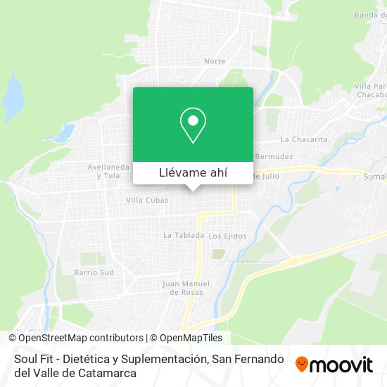 Mapa de Soul Fit - Dietética y Suplementación