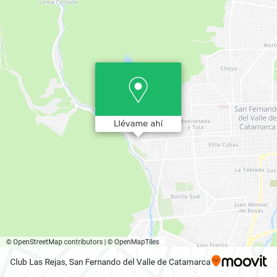 Mapa de Club Las Rejas