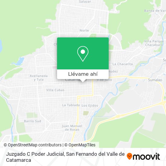 Mapa de Juzgado C Poder Judicial