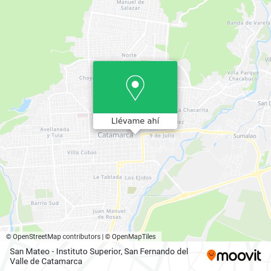 Mapa de San Mateo - Instituto Superior
