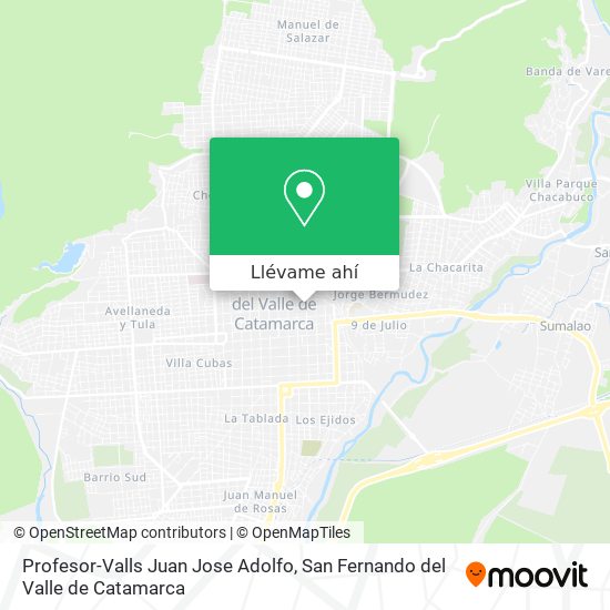 Mapa de Profesor-Valls Juan Jose Adolfo