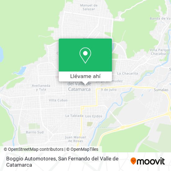 Mapa de Boggio Automotores