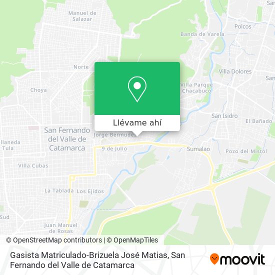 Mapa de Gasista Matriculado-Brizuela José Matias