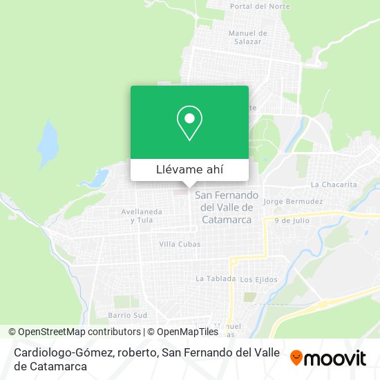 Mapa de Cardiologo-Gómez, roberto