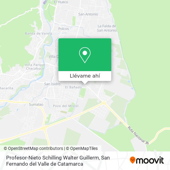 Mapa de Profesor-Nieto Schilling Walter Guillerm