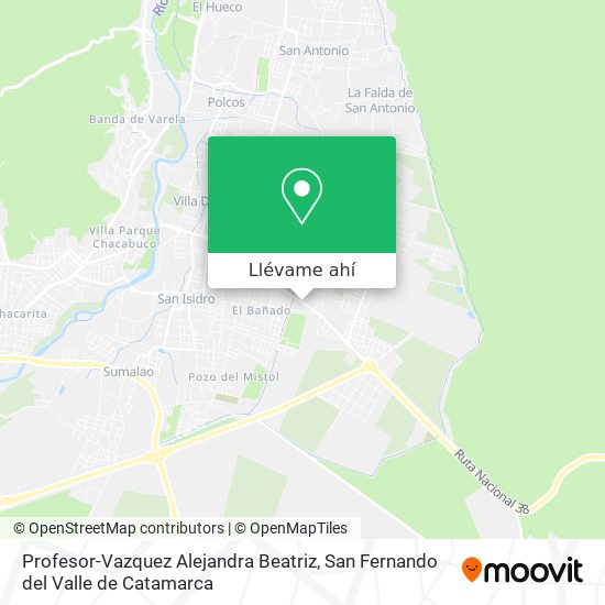 Mapa de Profesor-Vazquez Alejandra Beatriz