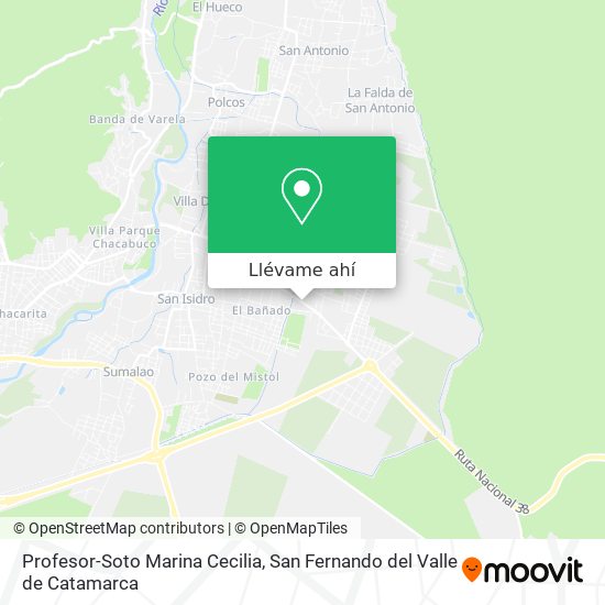 Mapa de Profesor-Soto Marina Cecilia