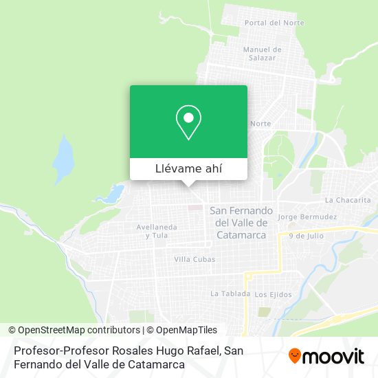 Mapa de Profesor-Profesor Rosales Hugo Rafael