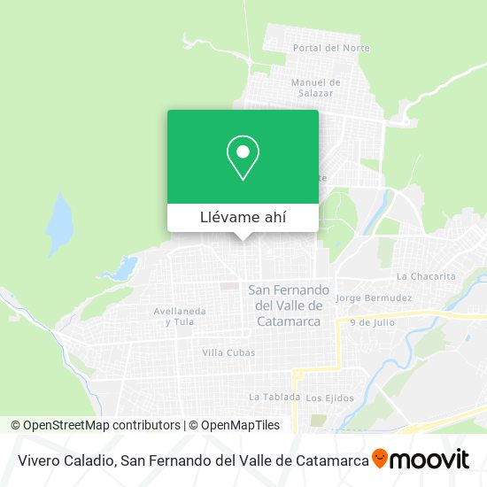 Mapa de Vivero Caladio