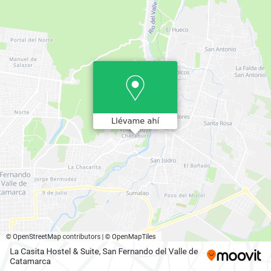 Mapa de La Casita Hostel & Suite