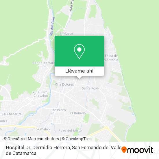 Mapa de Hospital Dr. Dermidio Herrera