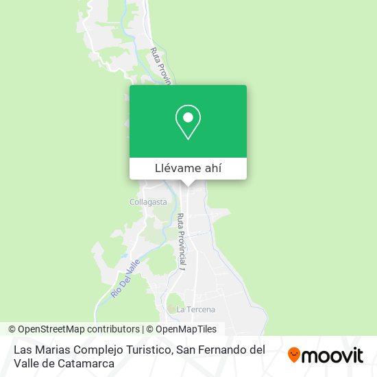 Mapa de Las Marias Complejo Turistico