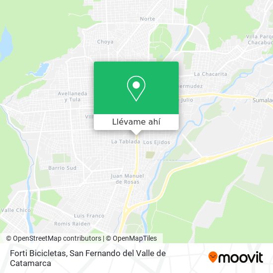 Mapa de Forti Bicicletas