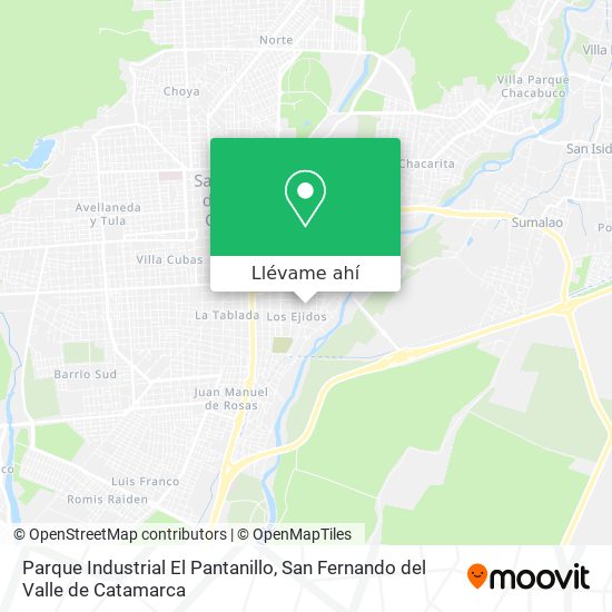 Mapa de Parque Industrial El Pantanillo