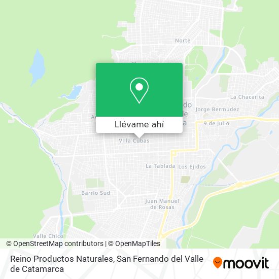 Mapa de Reino Productos Naturales