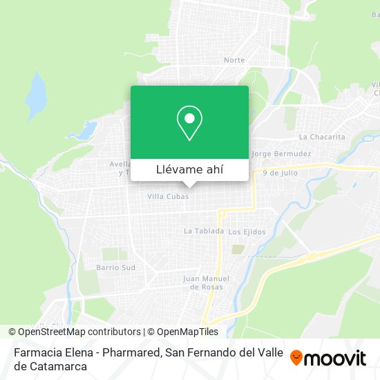 Mapa de Farmacia Elena - Pharmared