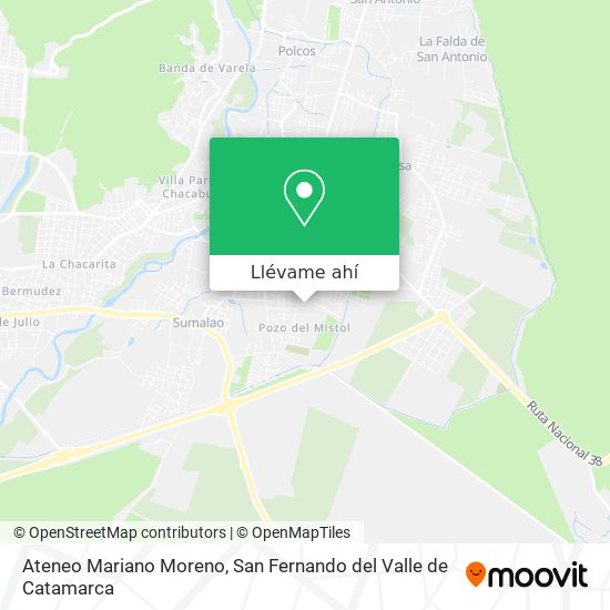 Mapa de Ateneo Mariano Moreno