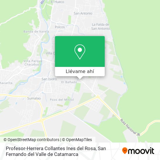 Mapa de Profesor-Herrera Collantes Ines del Rosa
