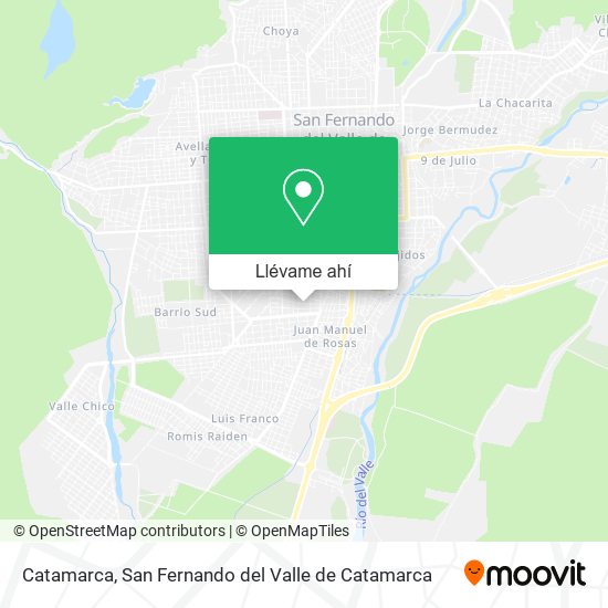 Mapa de Catamarca