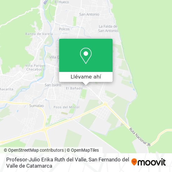 Mapa de Profesor-Julio Erika Ruth del Valle