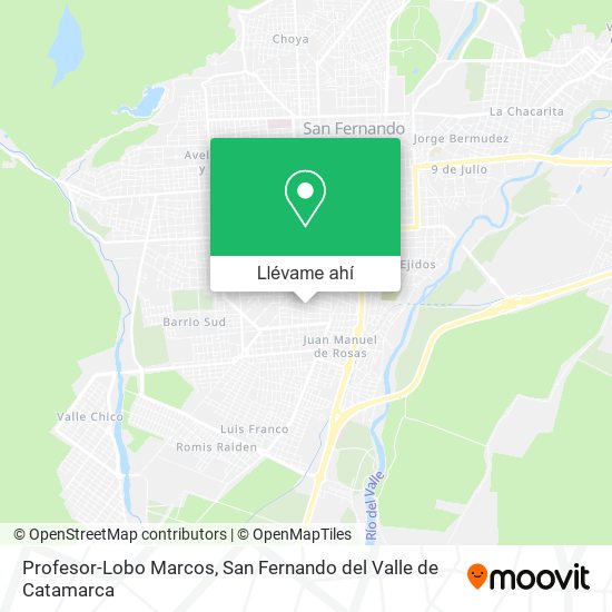 Mapa de Profesor-Lobo Marcos