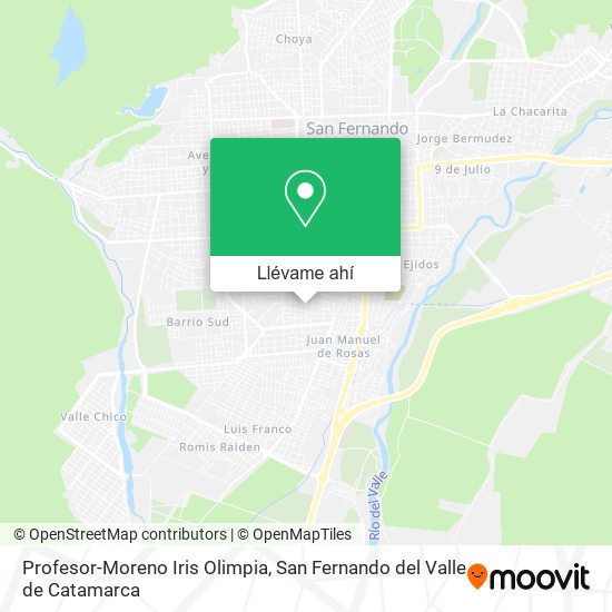 Mapa de Profesor-Moreno Iris Olimpia