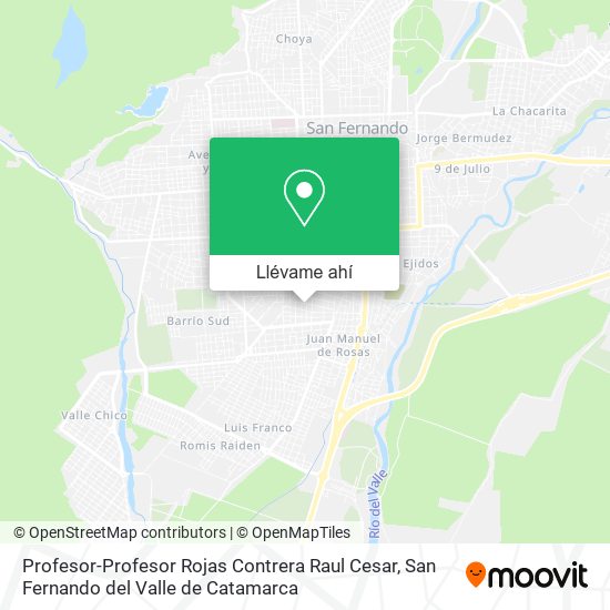 Mapa de Profesor-Profesor Rojas Contrera Raul Cesar