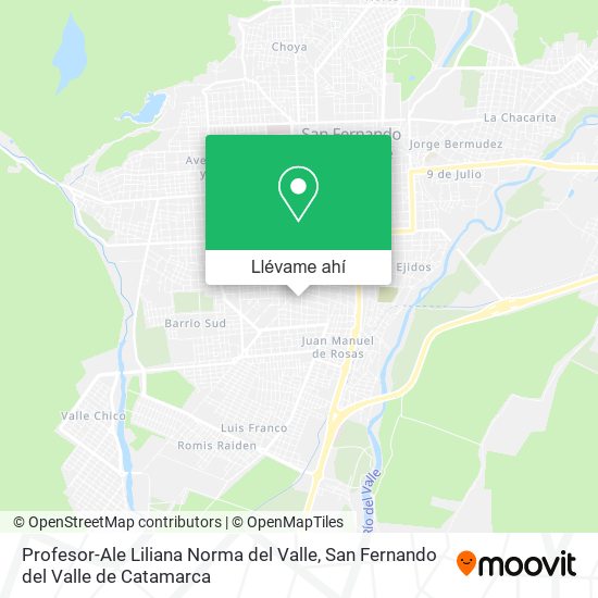Mapa de Profesor-Ale Liliana Norma del Valle