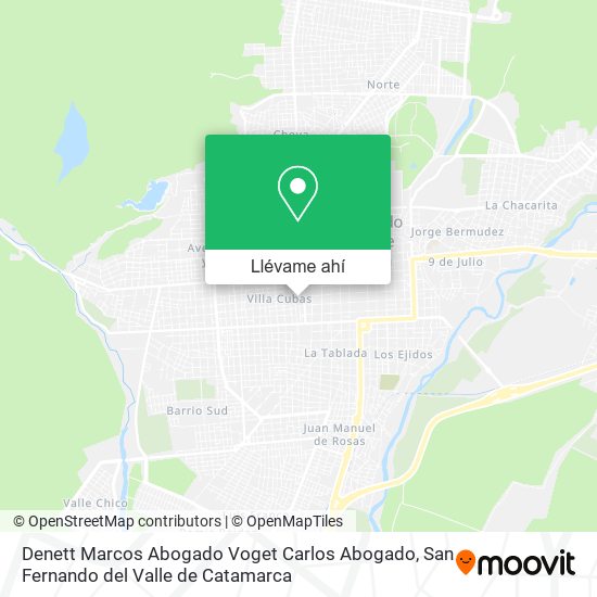 Mapa de Denett Marcos Abogado Voget Carlos Abogado