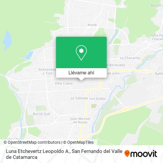 Mapa de Luna Etchevertz Leopoldo A.