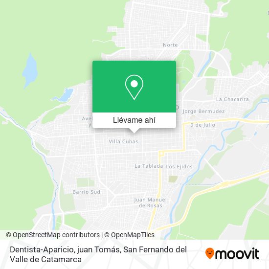 Mapa de Dentista-Aparicio, juan Tomás