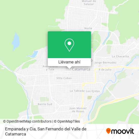 Mapa de Empanada y Cia