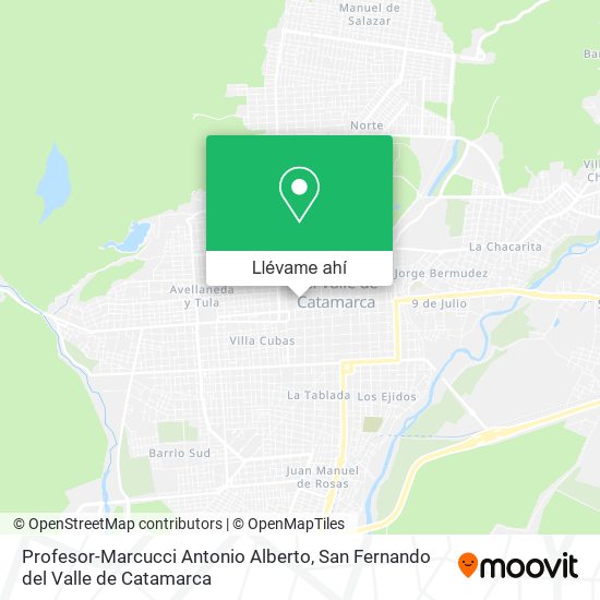 Mapa de Profesor-Marcucci Antonio Alberto