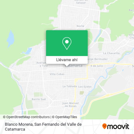 Mapa de Blanco Morena