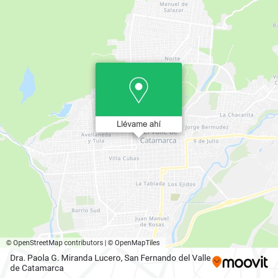 Mapa de Dra. Paola G. Miranda Lucero