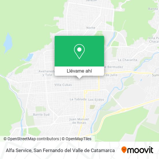 Mapa de Alfa Service