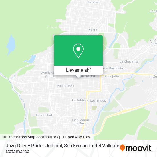 Mapa de Juzg D I y F Poder Judicial