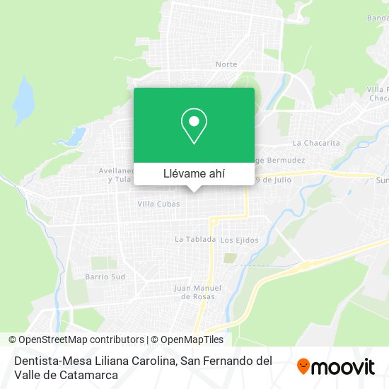 Mapa de Dentista-Mesa Liliana Carolina