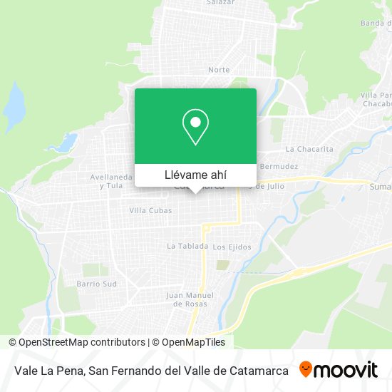 Mapa de Vale La Pena