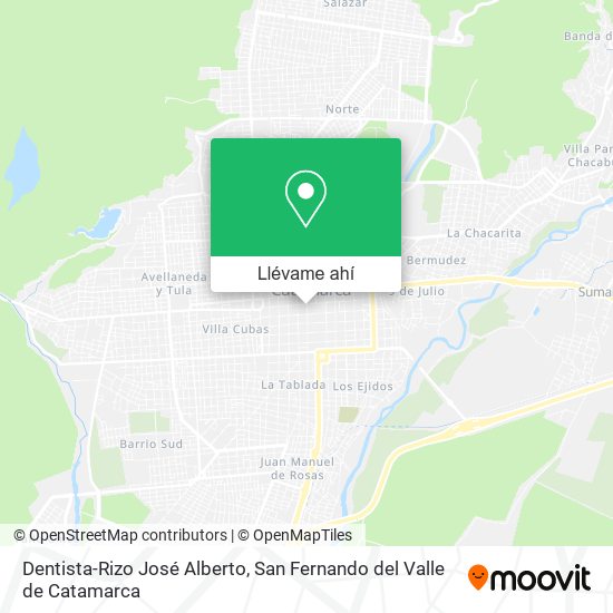 Mapa de Dentista-Rizo José Alberto