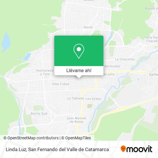 Mapa de Linda Luz