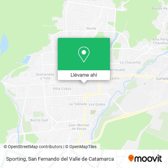 Mapa de Sporting